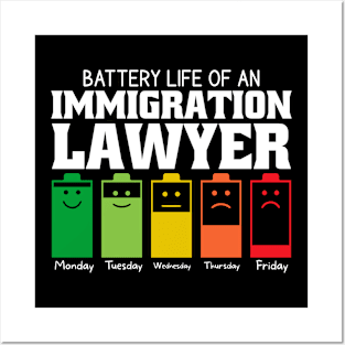 Battery Life Of An Immigration Lawyer Posters and Art